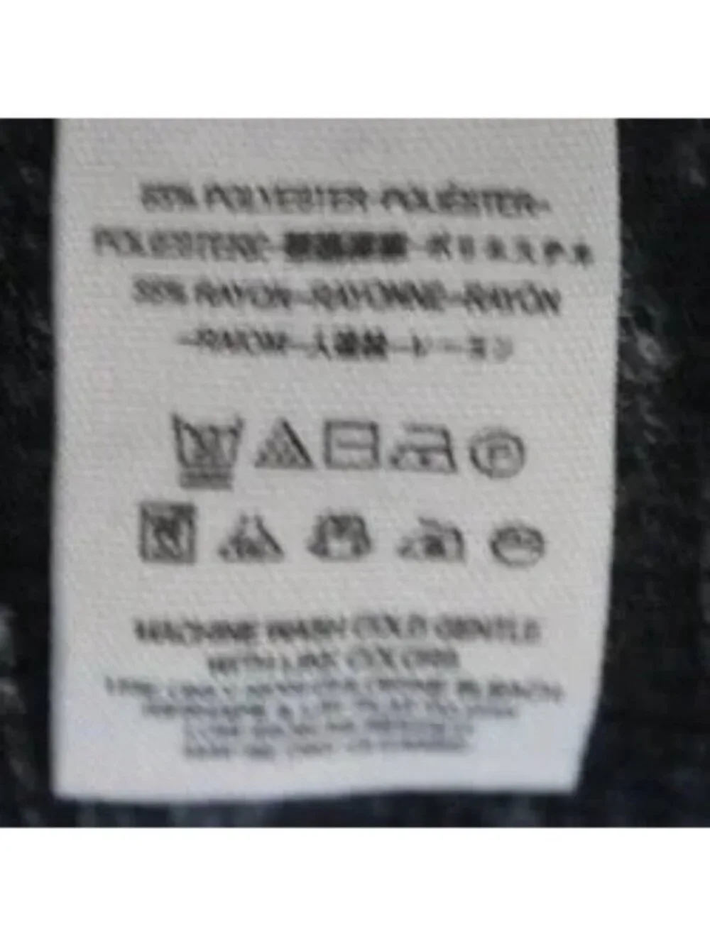 Free People Stone Cold Marled Gray Split Back Turtleneck Tunic - Picture 8 of 8